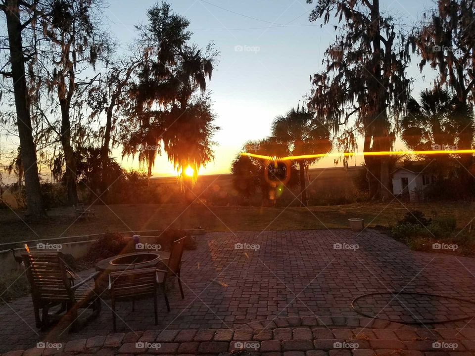 Bright Sun of a Sunset