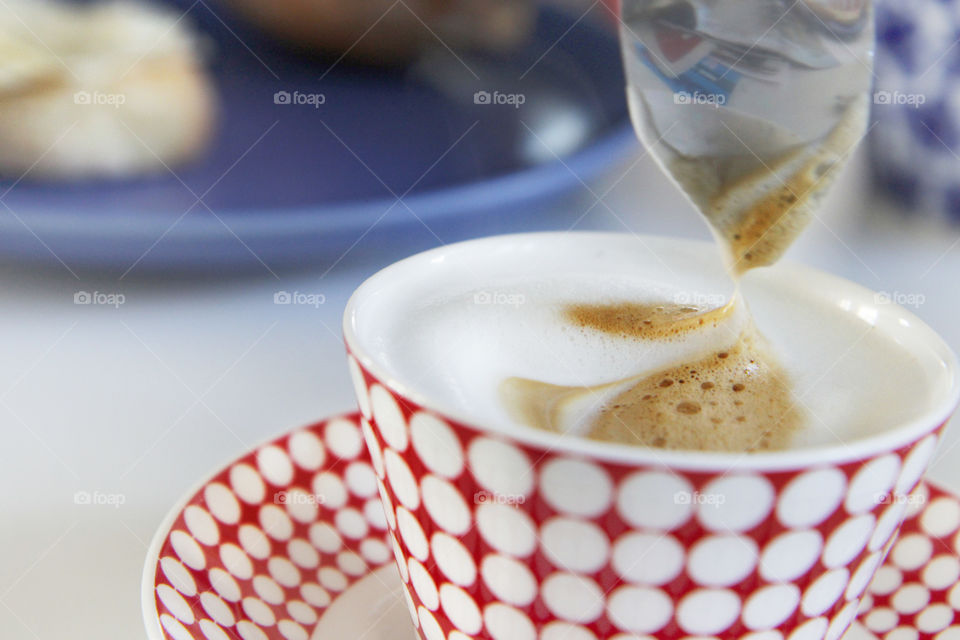 Morning cappuccino