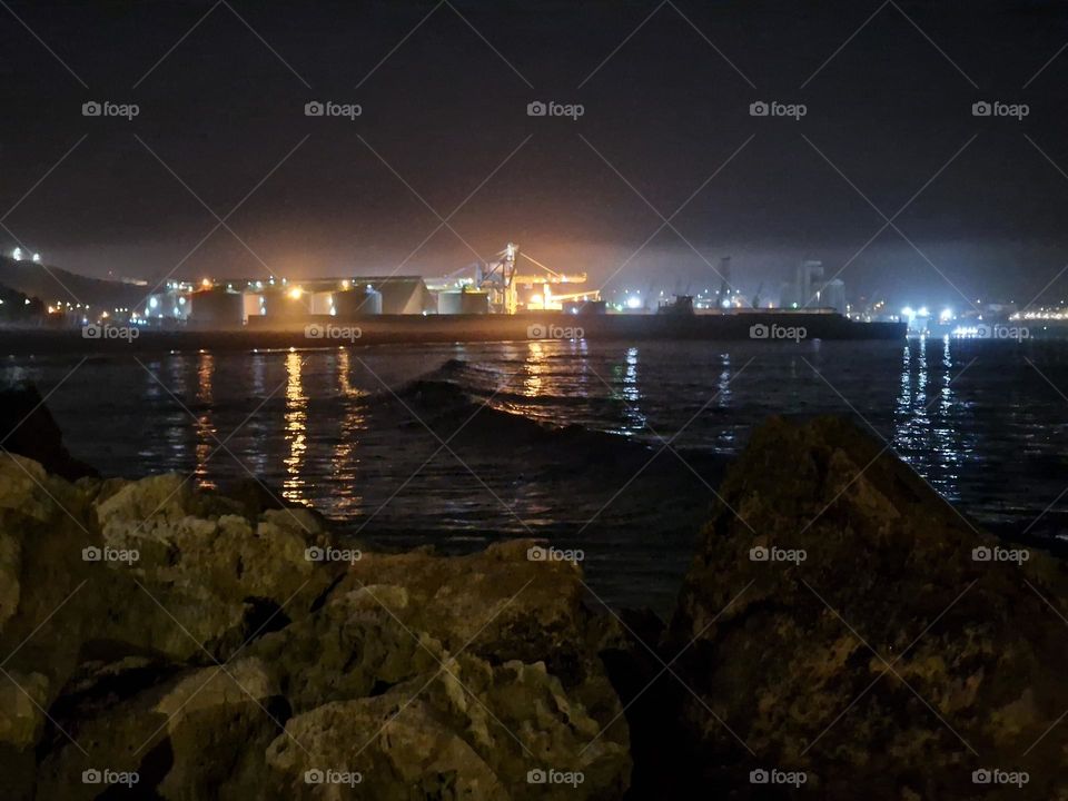 Safi City Coast by night