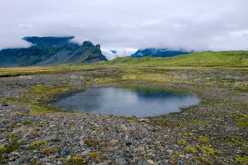 Lake in Iceland