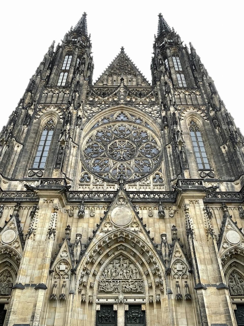 Catholic cathedral bottom view 