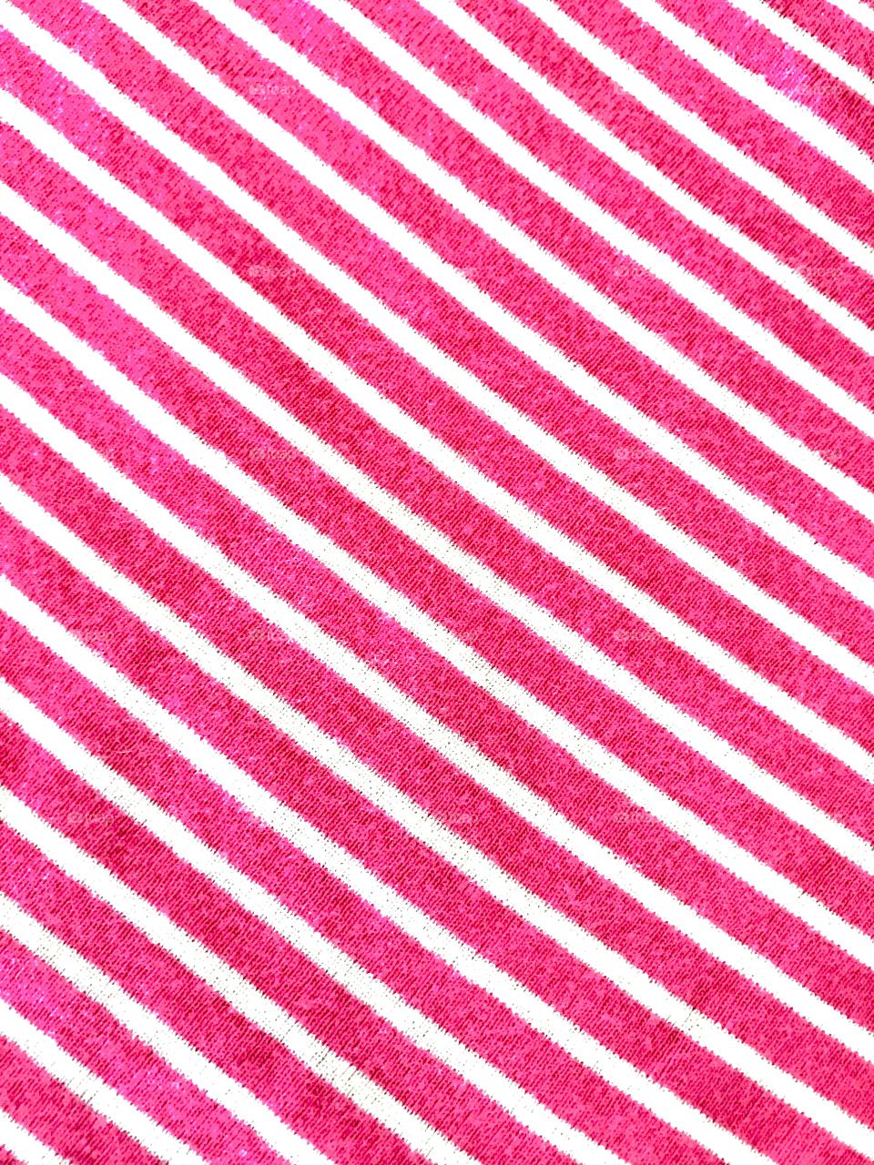 Pink Striped Shirt Close-Up