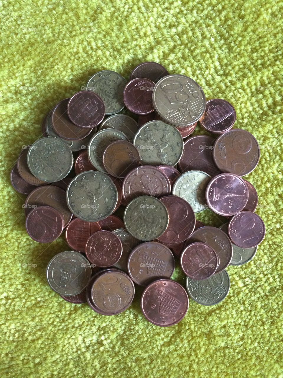 Collecting coins 