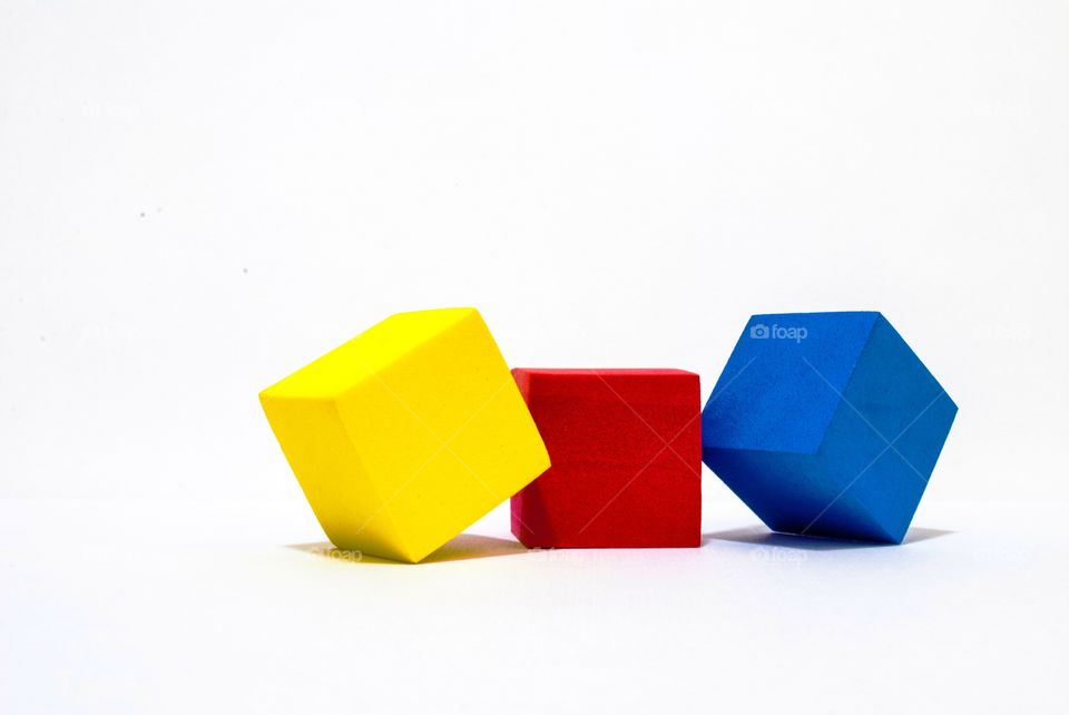 baby multi-colored cubes designer