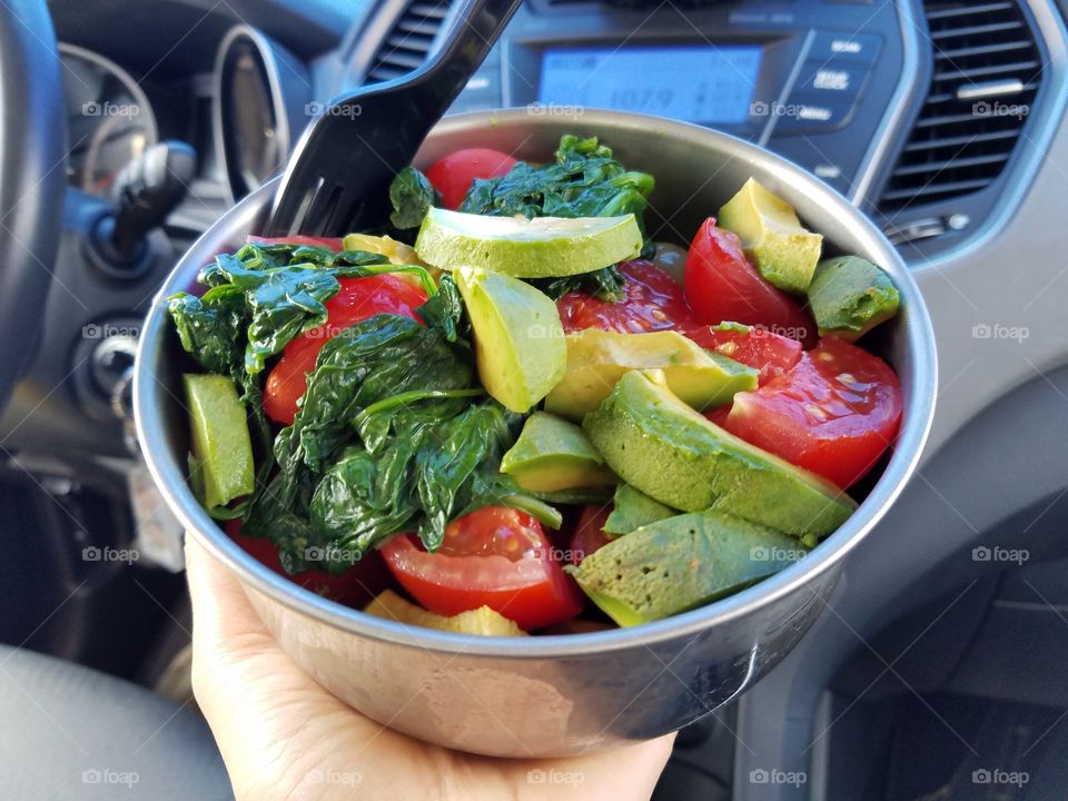 Heathy lunch on the go