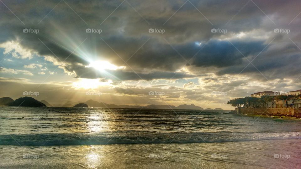 Rio de janeiro Praia de Copacabana Brazil