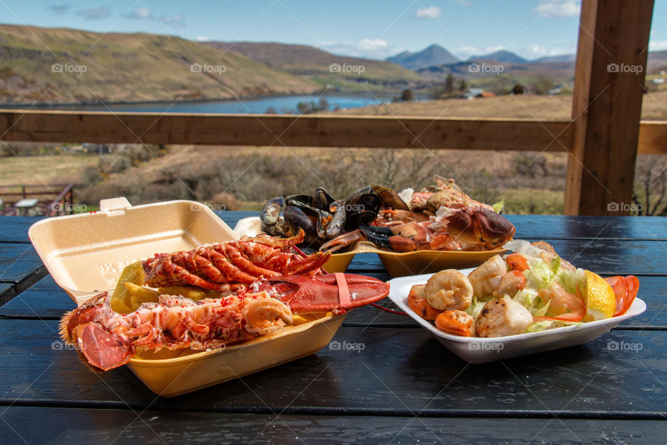 The freshest seafood lunch 