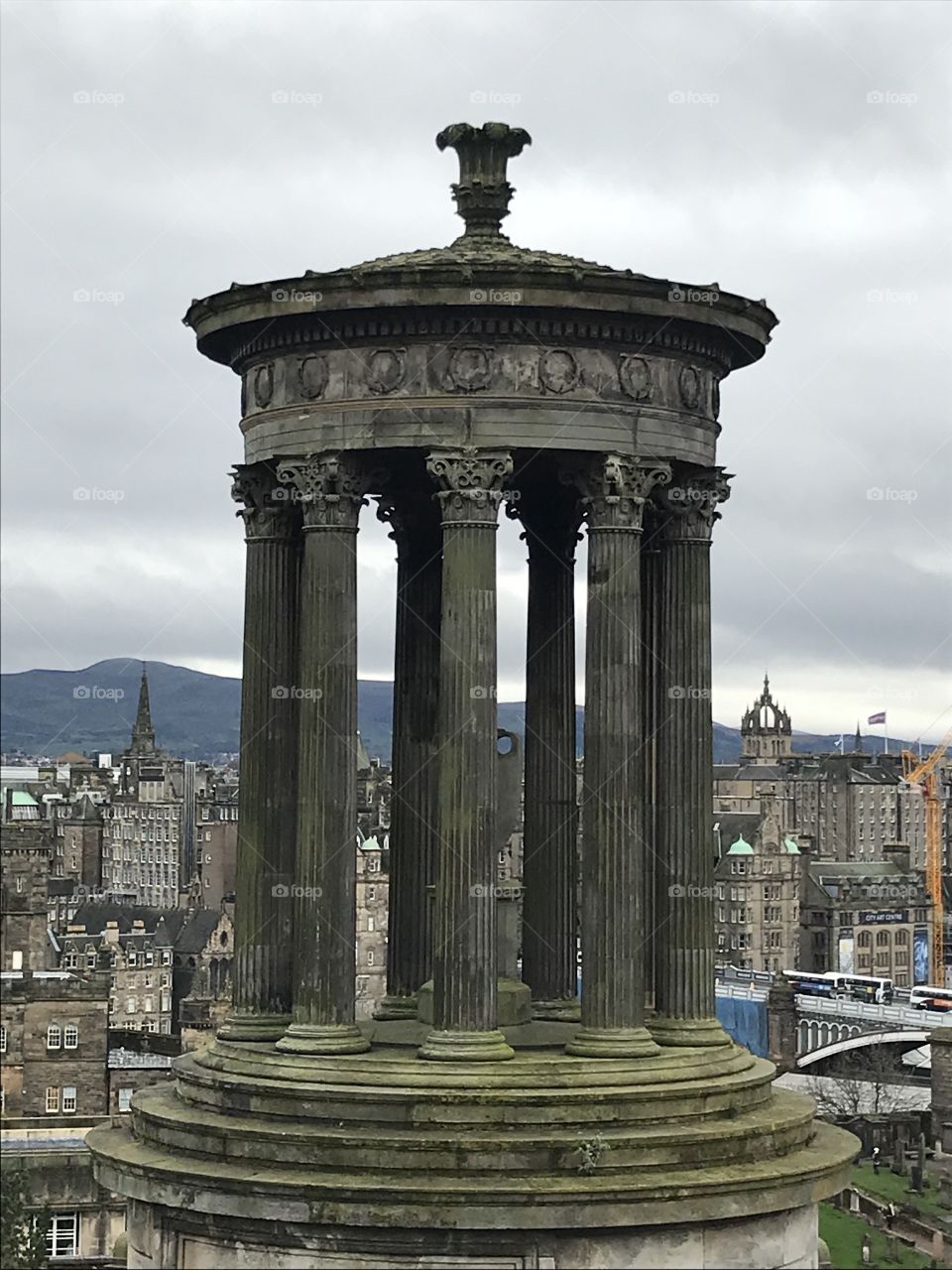 View over Edinburgh