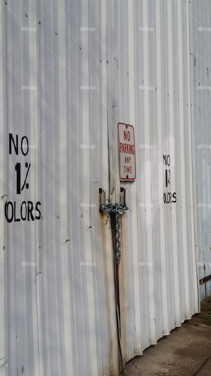 Storage Container Locked