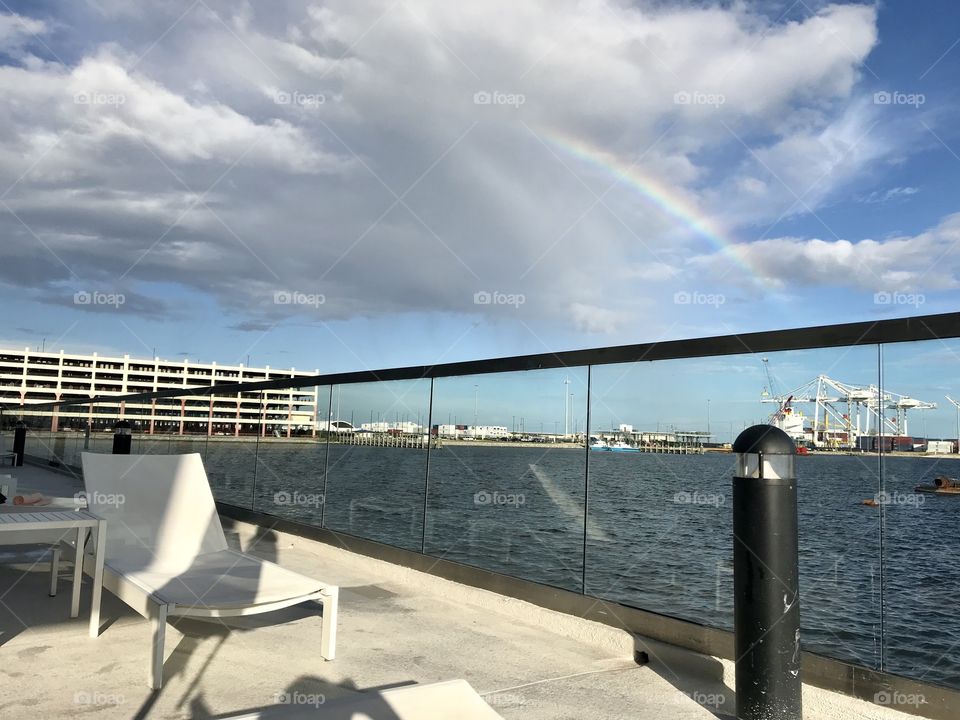 Rainbow over Gulfport 
