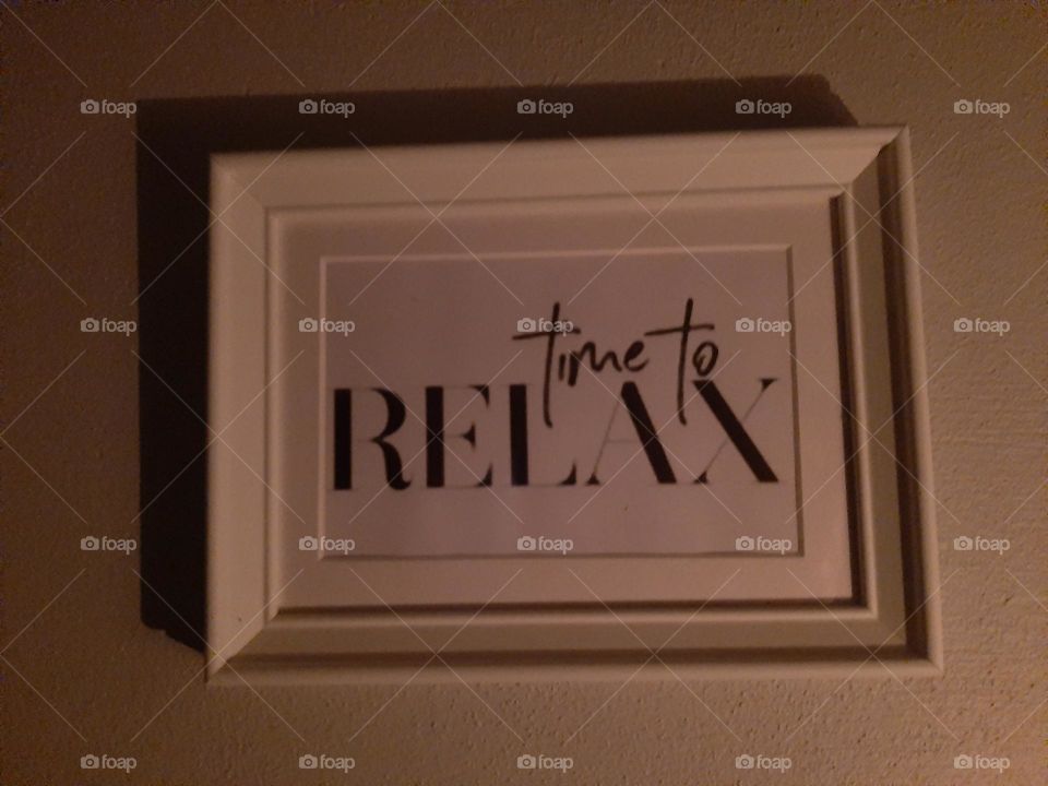 Time to Relax