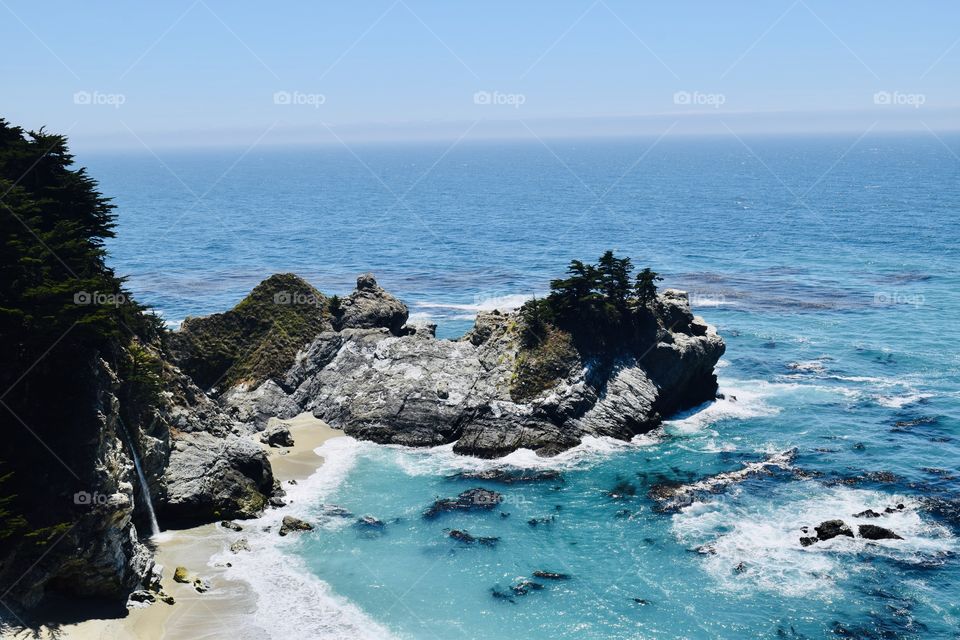 the Mcway Falls on highway 1