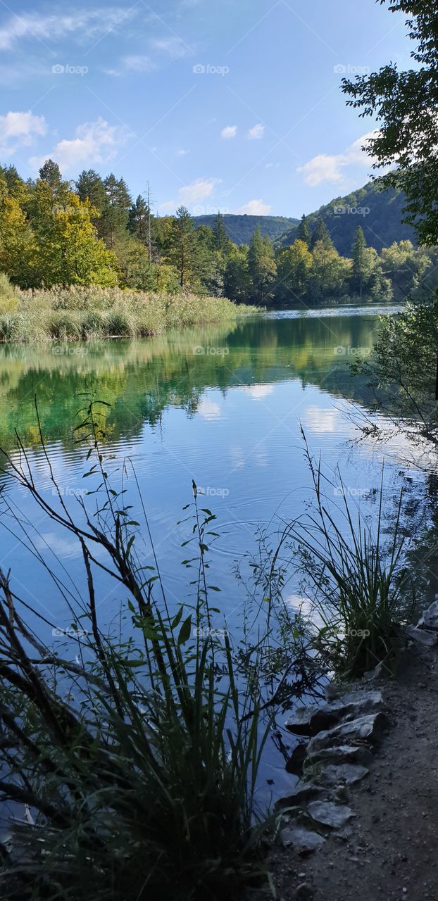 lake in Plitvice np, Croatia