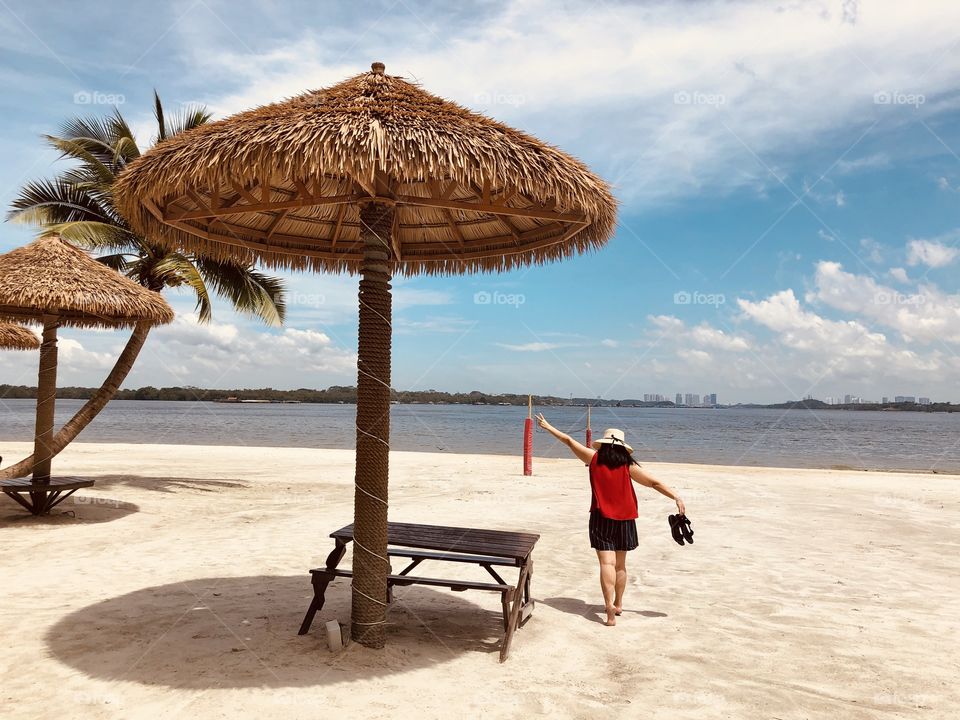 Enjoying summer season 