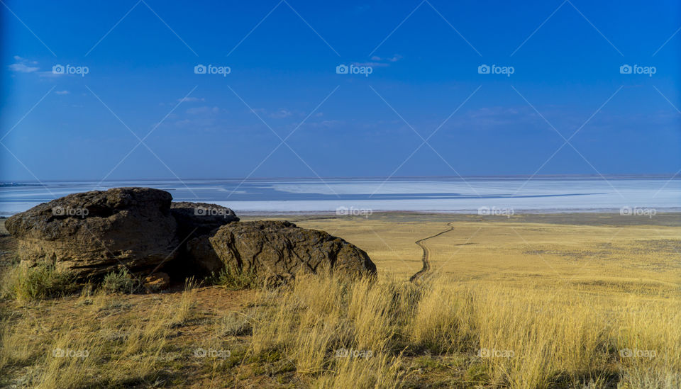 Salt lake Baskunchak