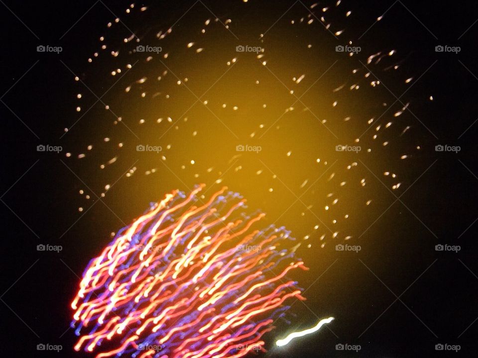 Fireworks . Colorful fireworks