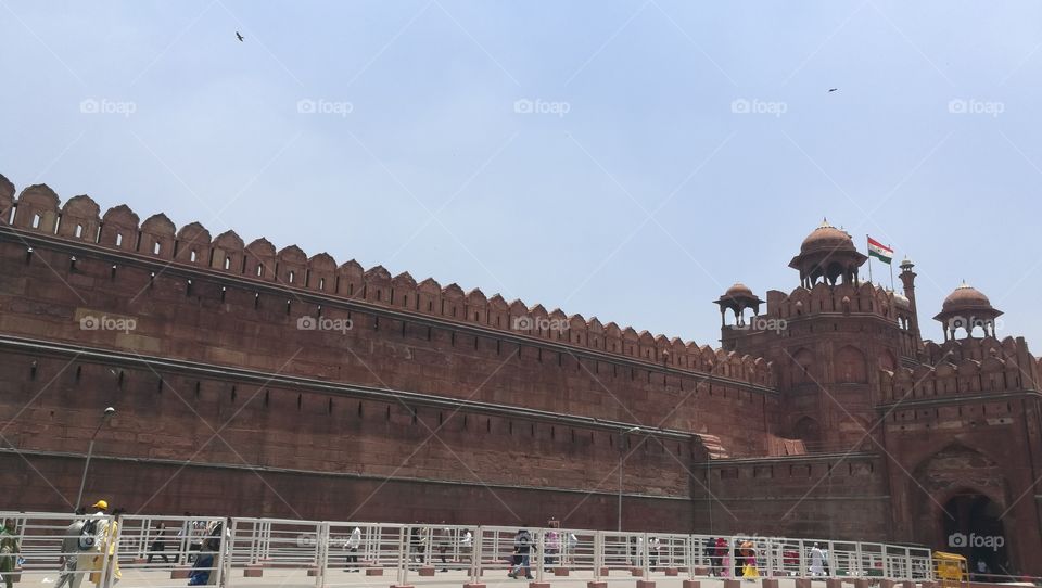 red fort,delhi, india