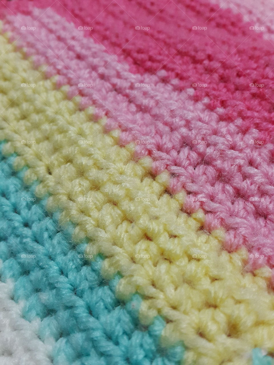 perfectly crafted crochet threads in soft baby colours