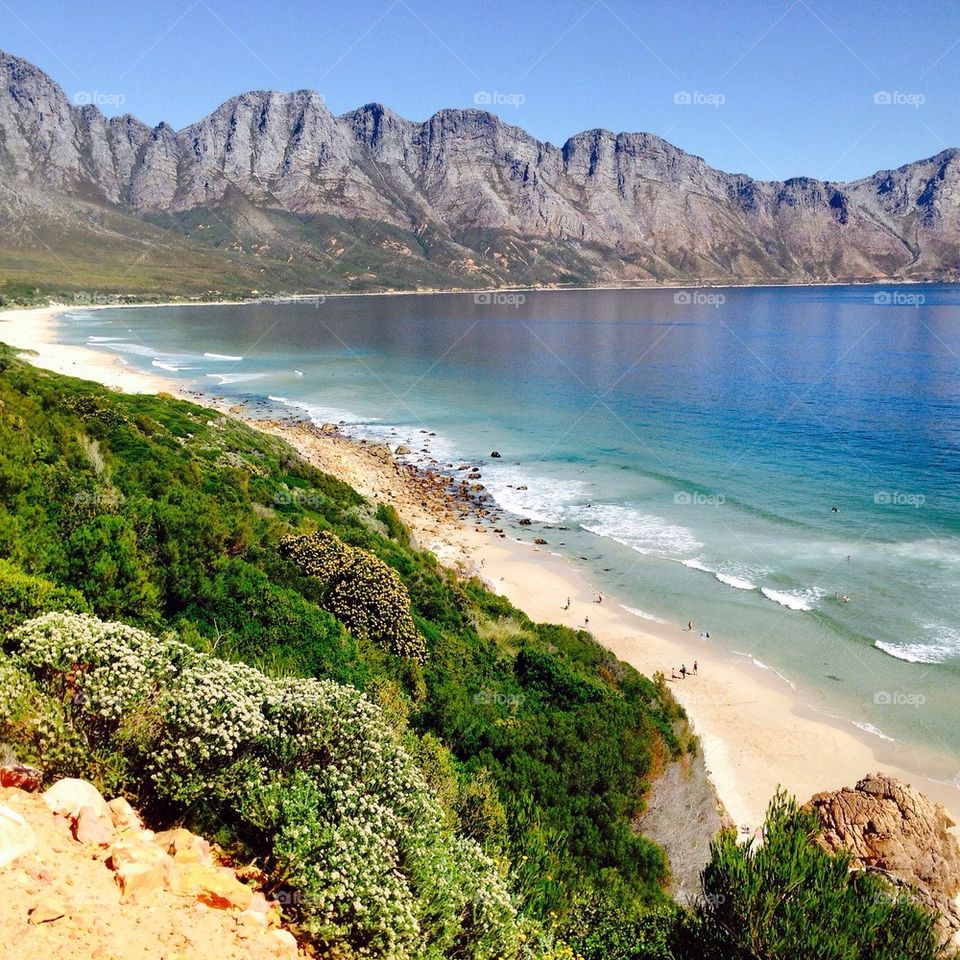Cape Town beach scene
