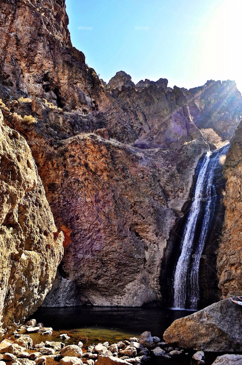 landscape outdoors photography waterfall by stephyrella