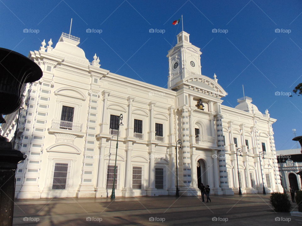 Este es el Palacio de Gobierno en Hermosillo, Sonora