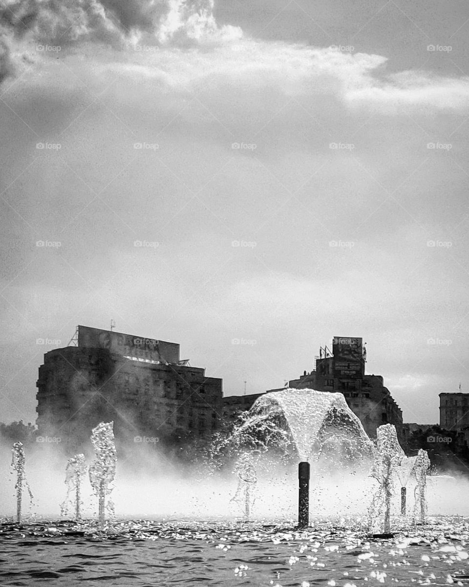 Unirii Square new Fountain  - Bucharest