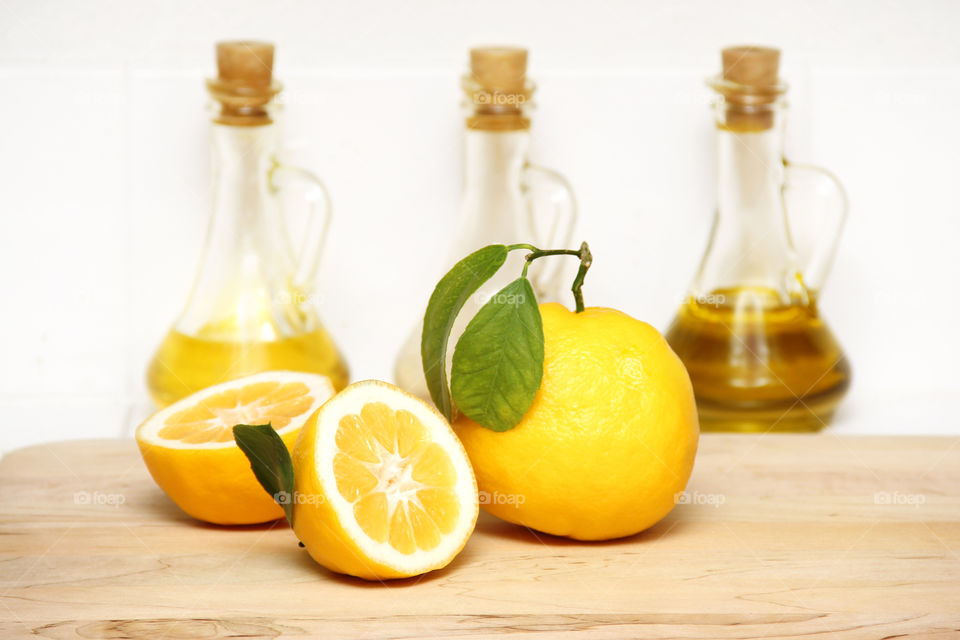 Kitchen with lemons