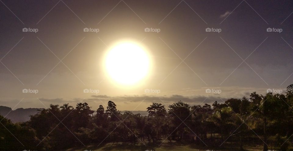 Sunrise in utuado,Puerto Rico 