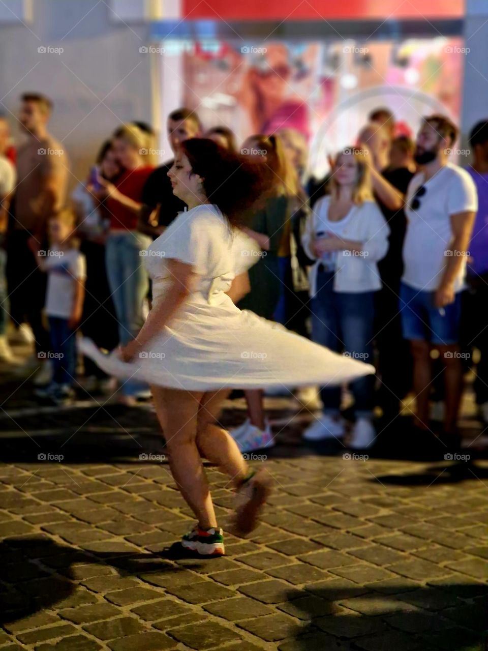 dancing in the street