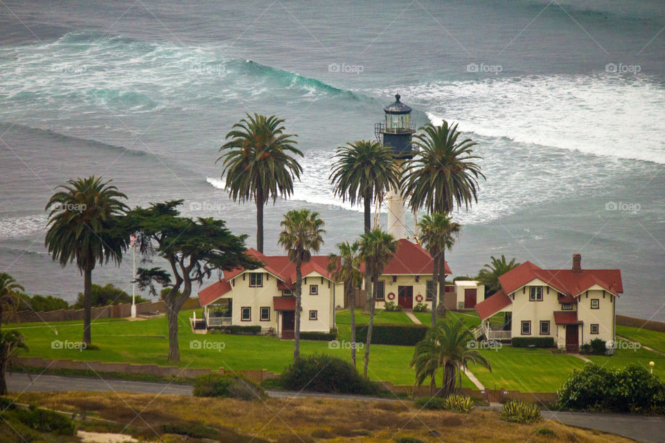 Bunglows with lighthouse