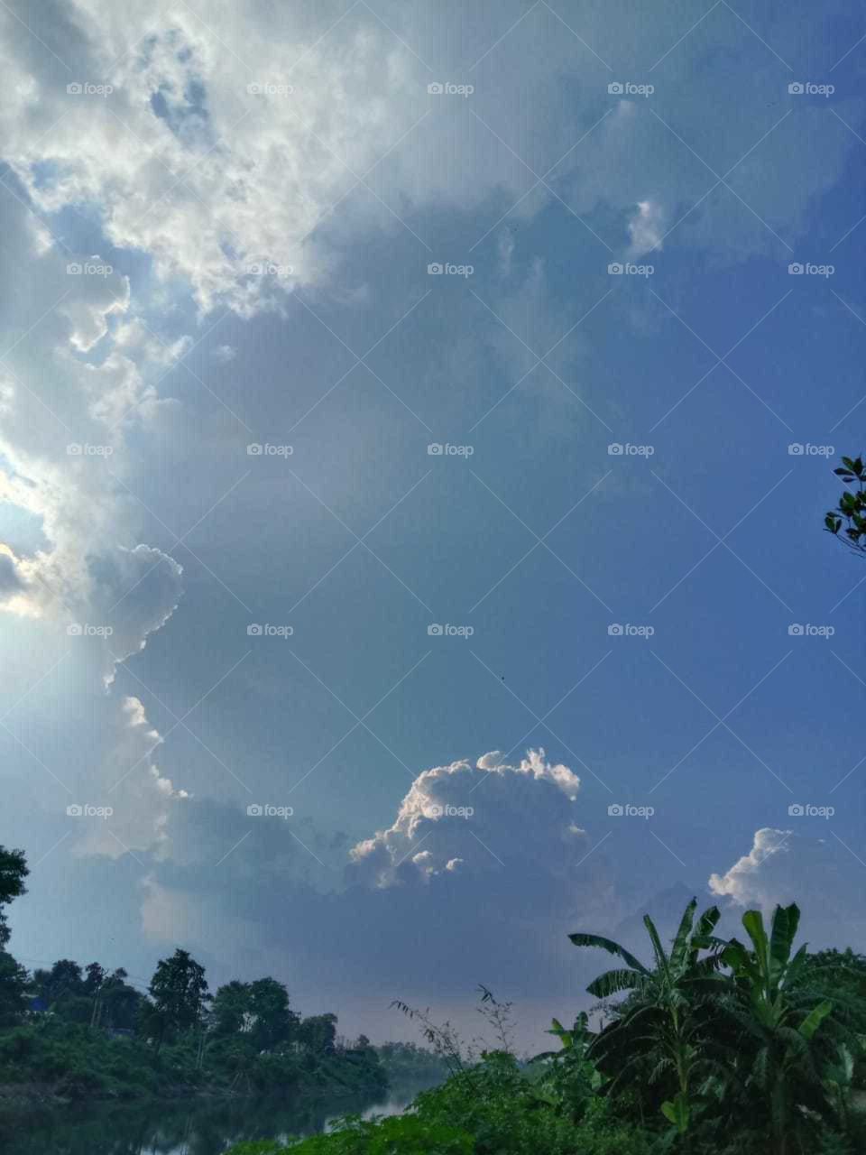 beautiful sky nature