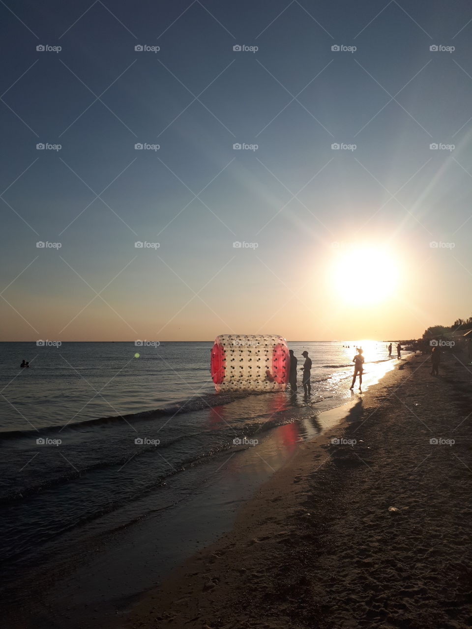 Sunset at the beach