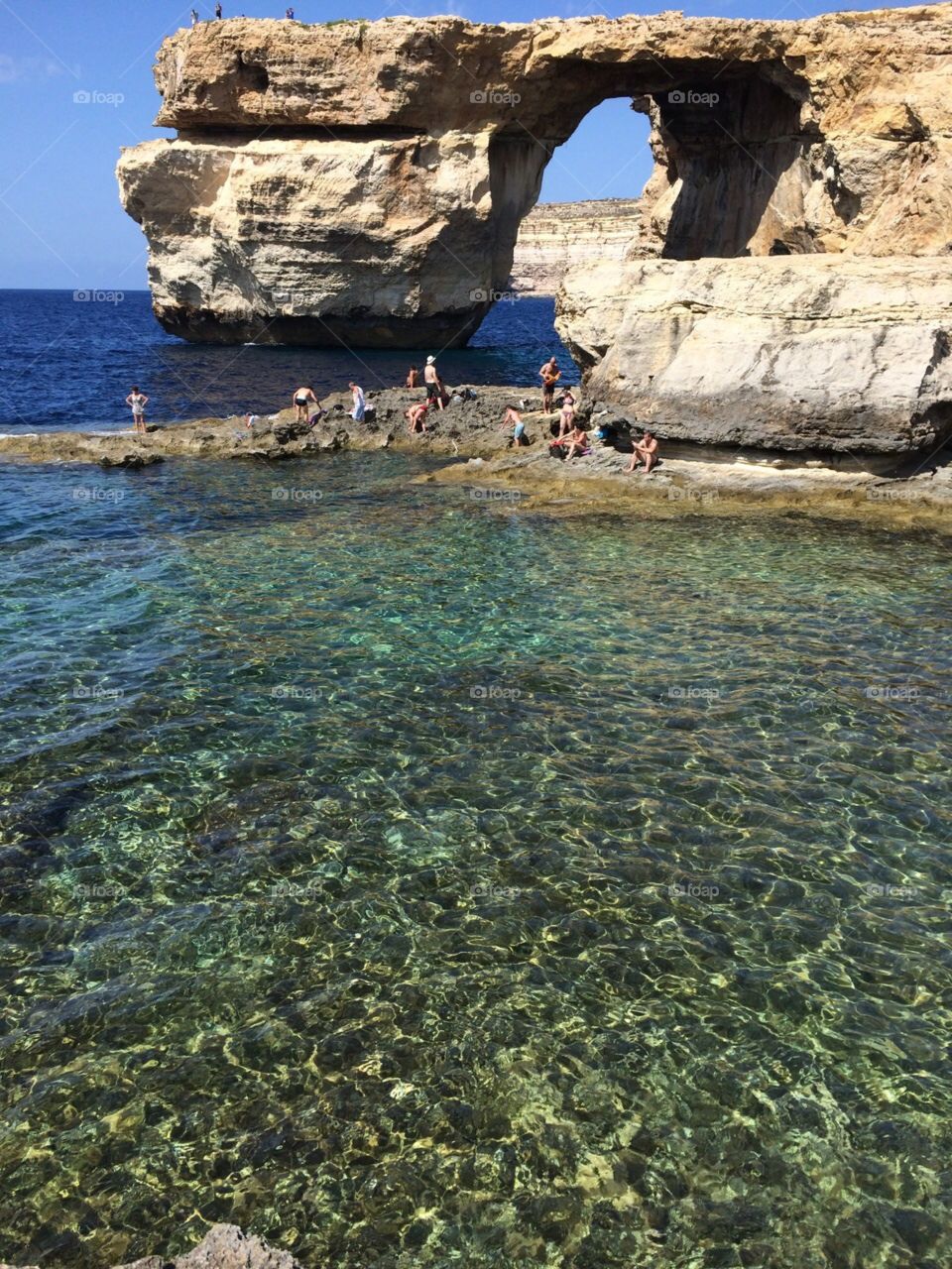 Blue window, Malta island