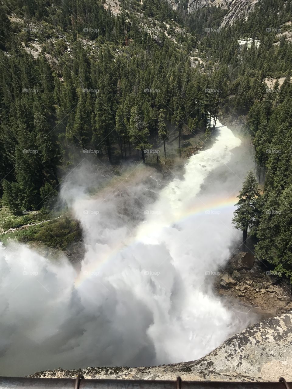 Waterfall in Yosemite 