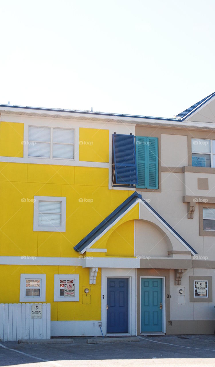 A yellow house at Miramar beach, Fl