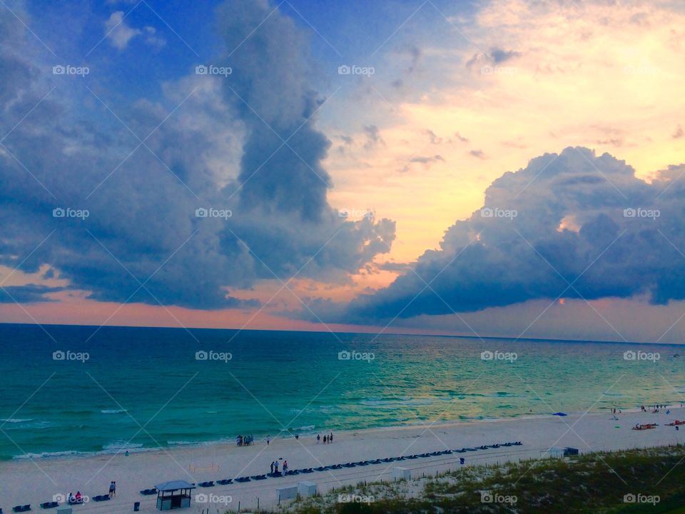 Storms blowing in . PCB Florida