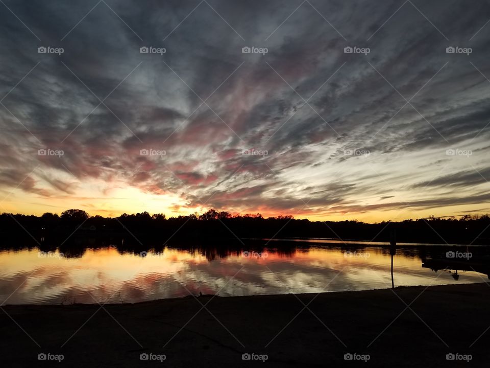 Spectacular sky explosion