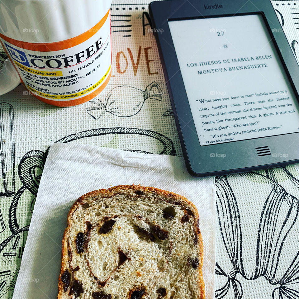 Medicate yourself with good coffee, a good book and a snack. Sit back and enjoy! 