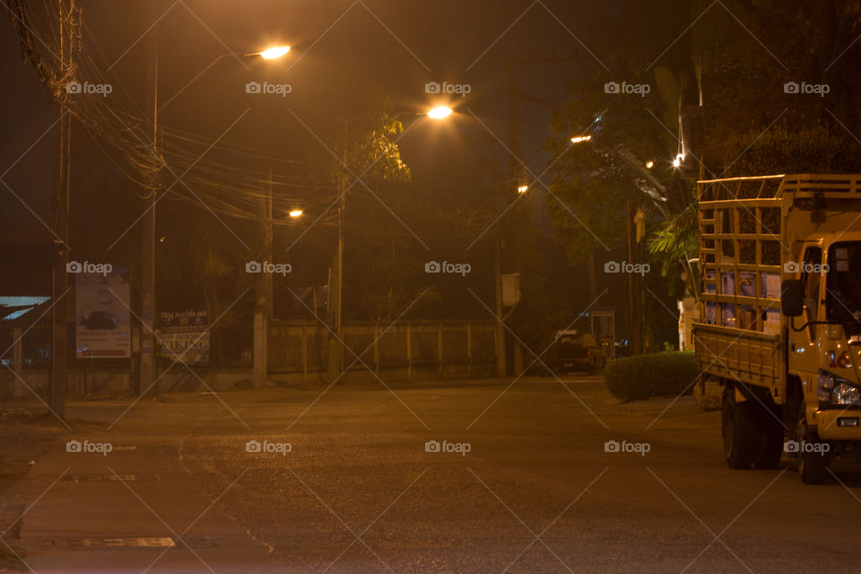 Road at night 