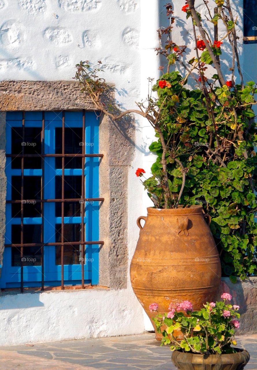 Window in Greece
