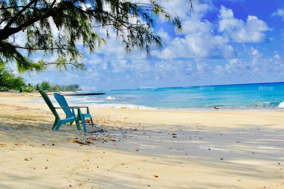 A place to sit on the beach 