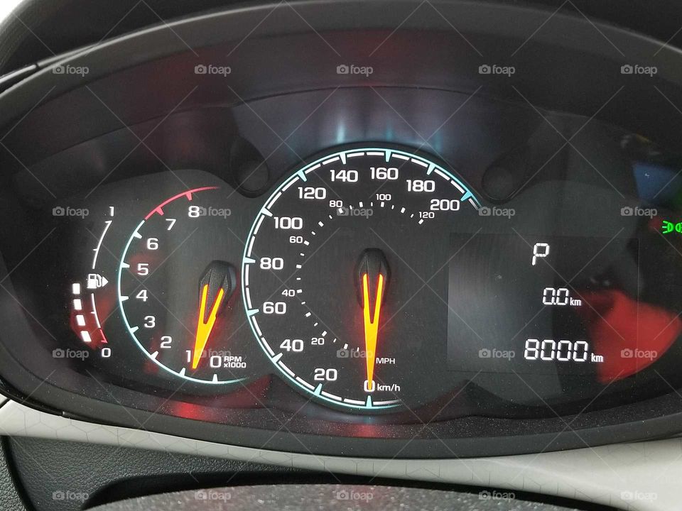 Dashboard Speedometer Odometer