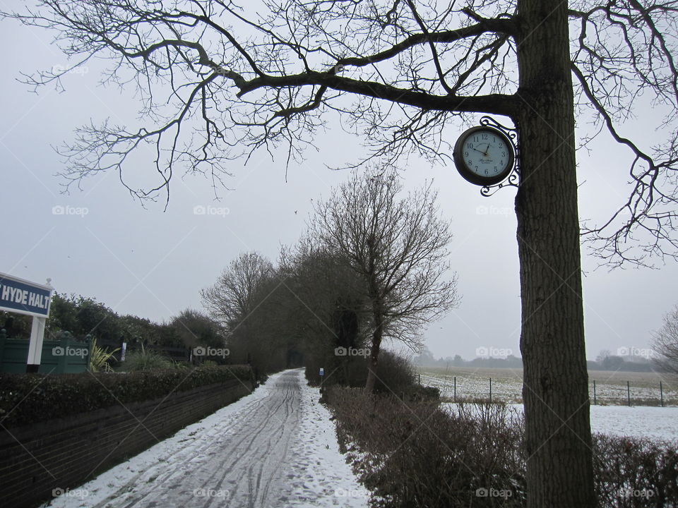 An Old Station Clock