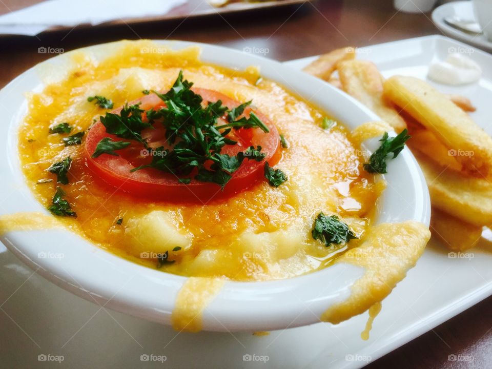 Close-up of a meal