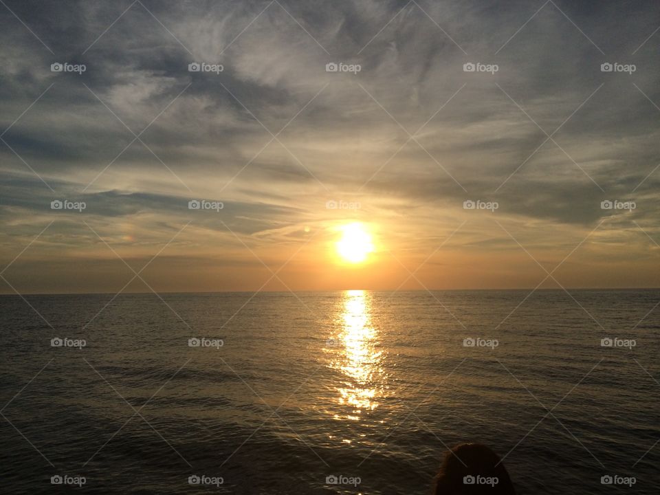 Sunset on Euclid beach 