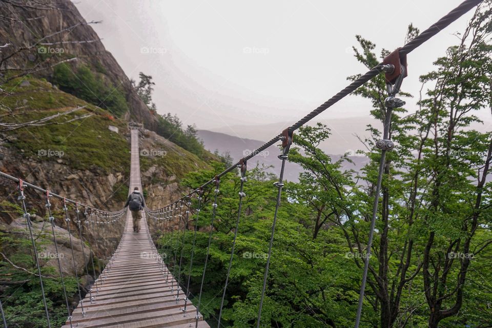 bridge in Patagonia