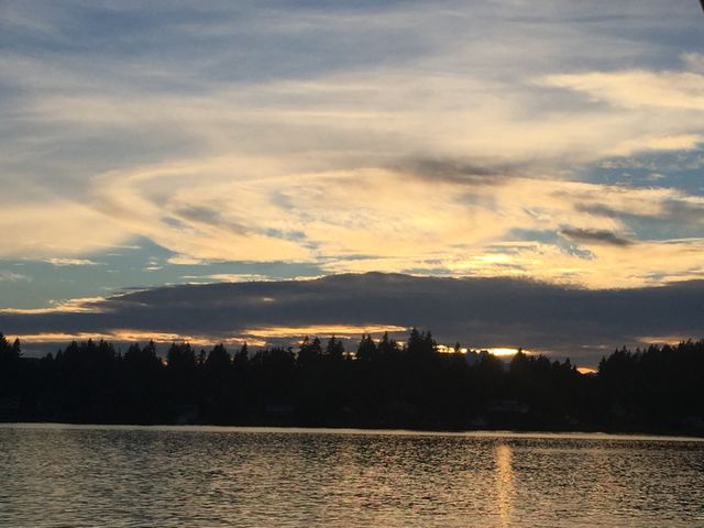 Water, Lake, Sunset, Landscape, Dawn