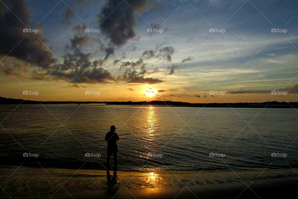 Sunrise Fisherman