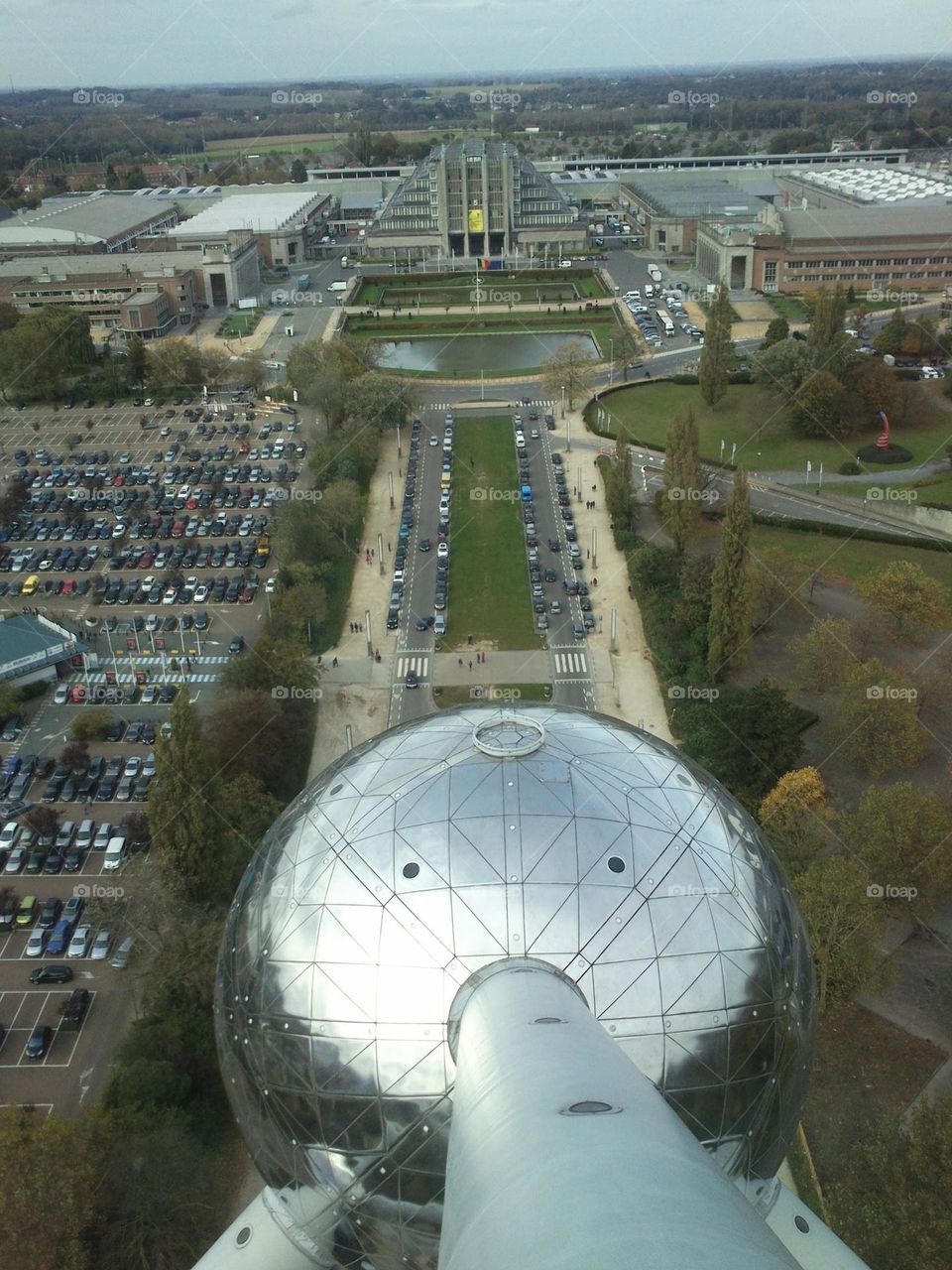 View from the Atomium, Bruxelles