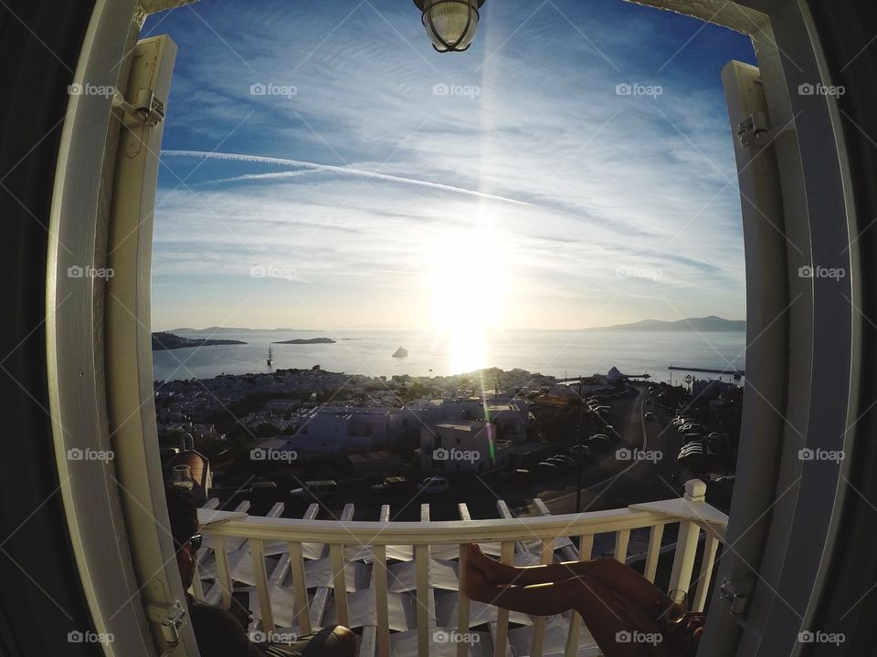 Balcony, Mykonos  